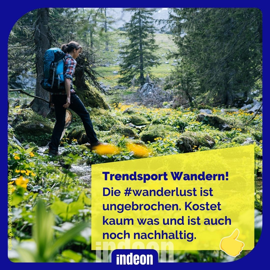Wandern ist Trend