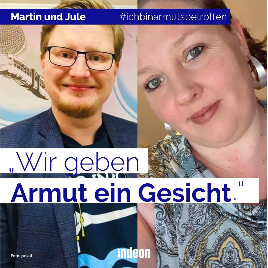 Martin und Jule geben Armut ein Gesicht