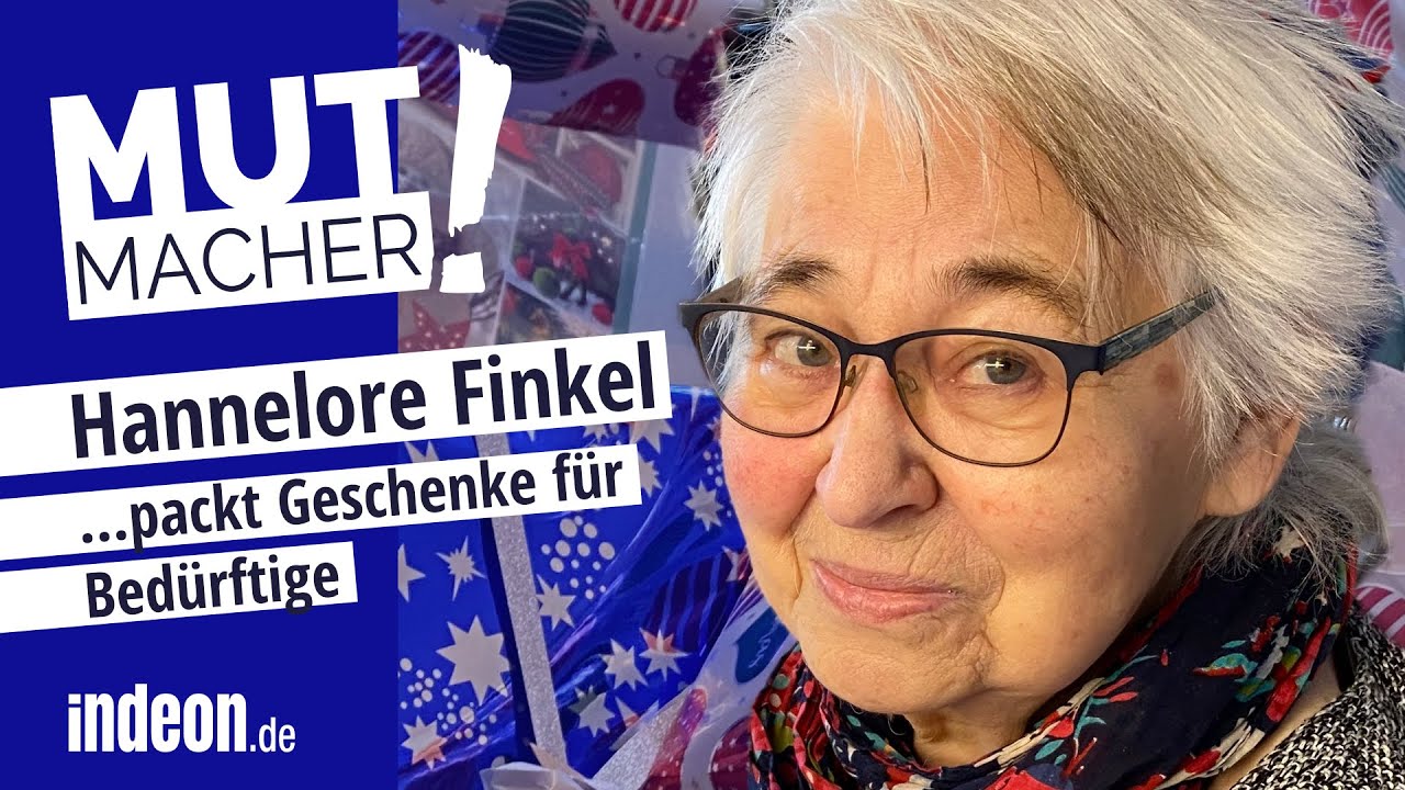 Mutmacherin Hannelore Finkel packt ehrenamtlich Geschenke für bedürftige Menschen
