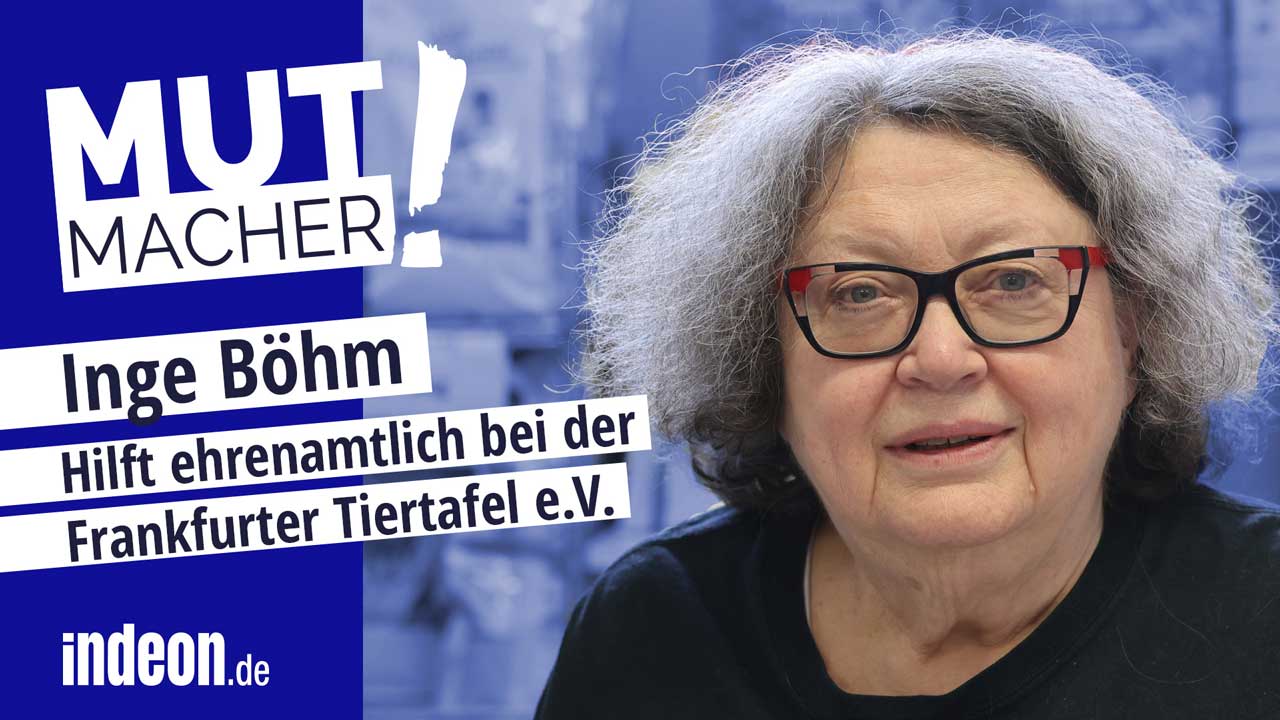 Inge Böhm arbeitet bei der Frankfurter Tiertafel